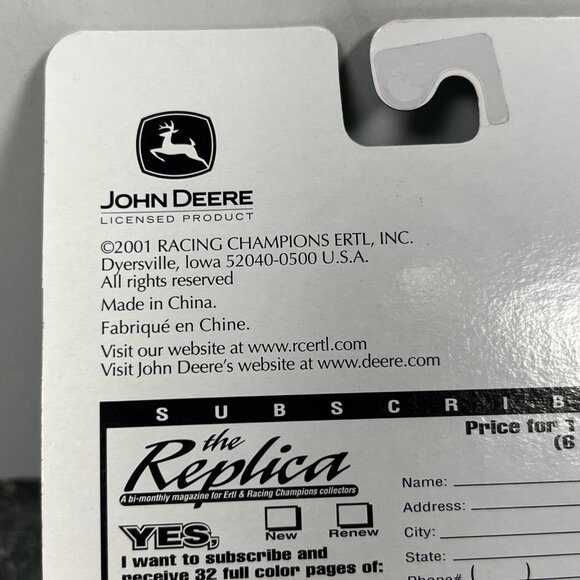 JOHN DEERE 1560 GRAIN DRILL-1/64-NICE-PACKAGED-2001 ERTL - Picture 6 of 7